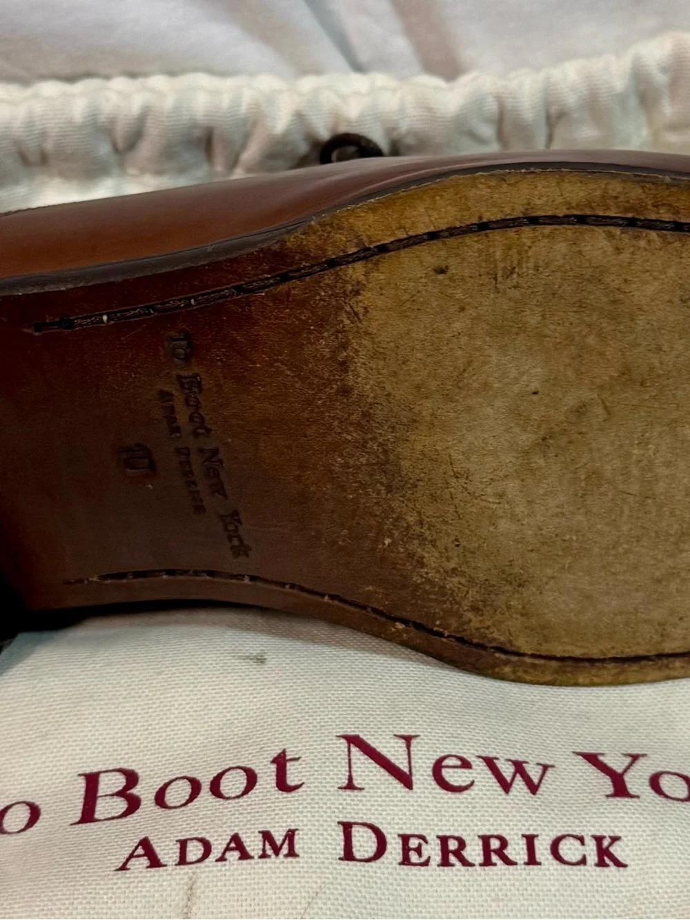 To Boot New York Brown Leather Plain-Toe Derby